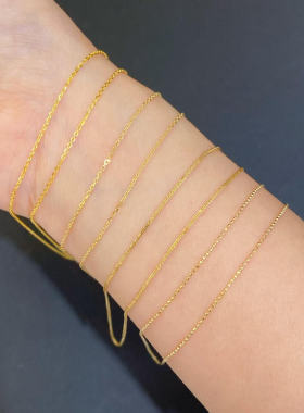 18K素链，直播专拍链接