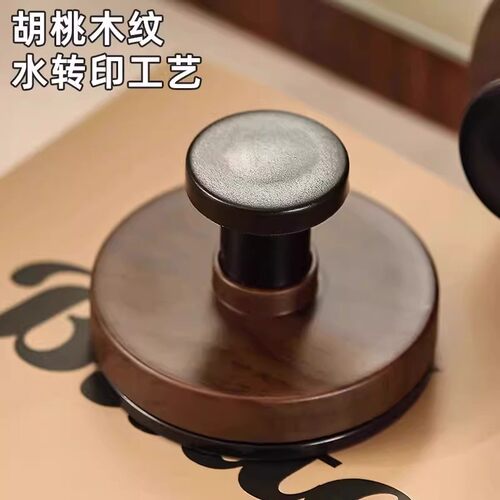 胡桃木吸盘挂钩厨房免打孔强力承重浴室门后无痕壁挂收纳挂架粘钩 - 图1