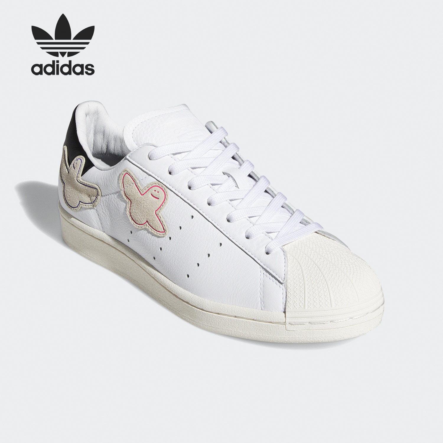 Adidas/阿迪达斯正品新款 Mark Gonzales联名情侣板鞋 FW8029 - 图0