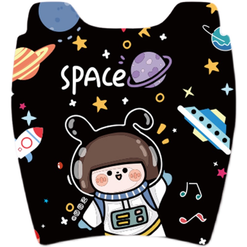 适用于爱玛夏天电动车脚垫 TDT1229Z可爱卡通防水防滑皮革脚踏垫 - 图3