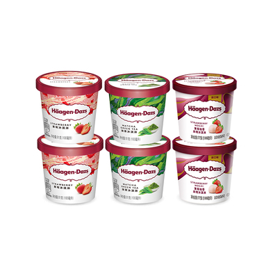 哈根达斯冰淇淋四杯分享装