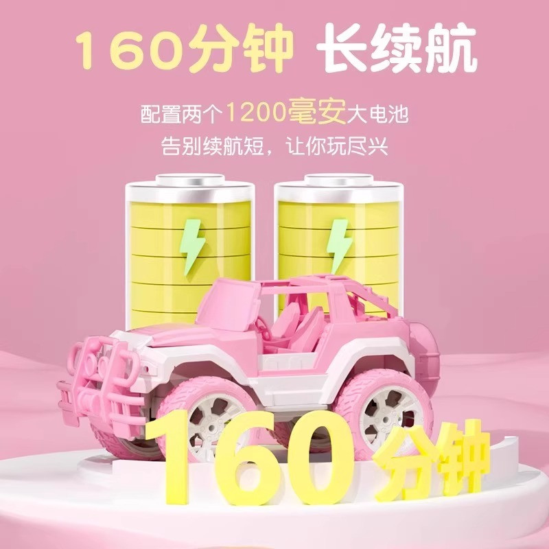 儿童遥控越野车高速漂移耐摔汽车男女孩子充电动赛车玩具生日礼物