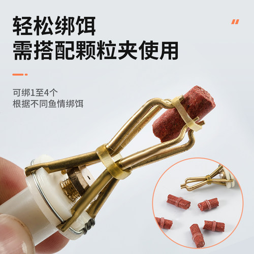 大物颗粒皮筋大号透明橡皮筋防老化强力手绑颗粒皮筋圈钓鱼小配件 - 图0