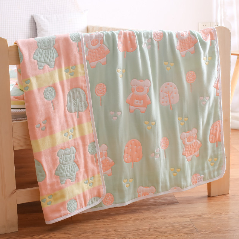 婴儿小毛毯夏凉被子新生儿空调房盖毯幼儿园棉纱布宝宝毛巾被包被,淘宝优惠券,粉丝福利购,淘宝优惠卷