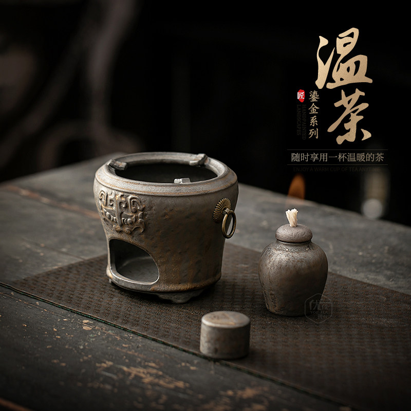 家用室内酒精炉煮茶器套装陶瓷耐高温烧水壶温茶器煮茶酒精灯炉子,淘宝优惠券,粉丝福利购,淘宝优惠卷