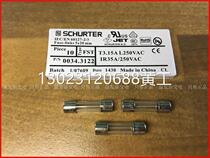 Swiss SCHURTER Schutter T3 15A 250V 0034 3130 3130 Insurance Tube 250V 5X20 Meeting