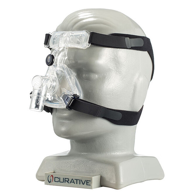 鱼跃呼吸机通用面罩海尔杜恩双水平家用无创呼吸机通气鼻罩 - 图0