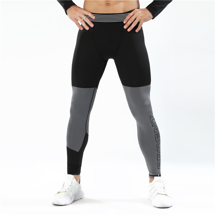 2024 Running Pants Hombre Sport Leggings Men Sport Legging-图0