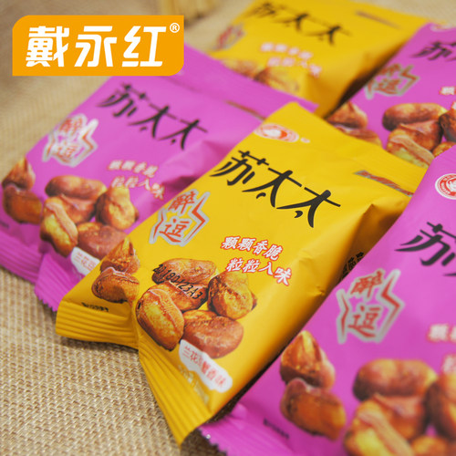 戴永红零食苏太太兰花豆蚕豆香辣蟹香味散称包装坚果炒货小吃批发 - 图0