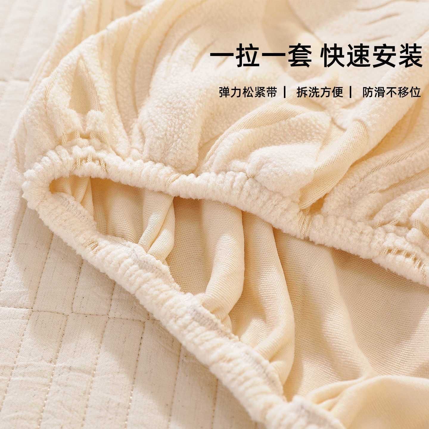Elastic all-inclusive bedside cover, simple and high-end, universal for all seasons, dust-proof soft bag, anti-cat scratch backrest cover