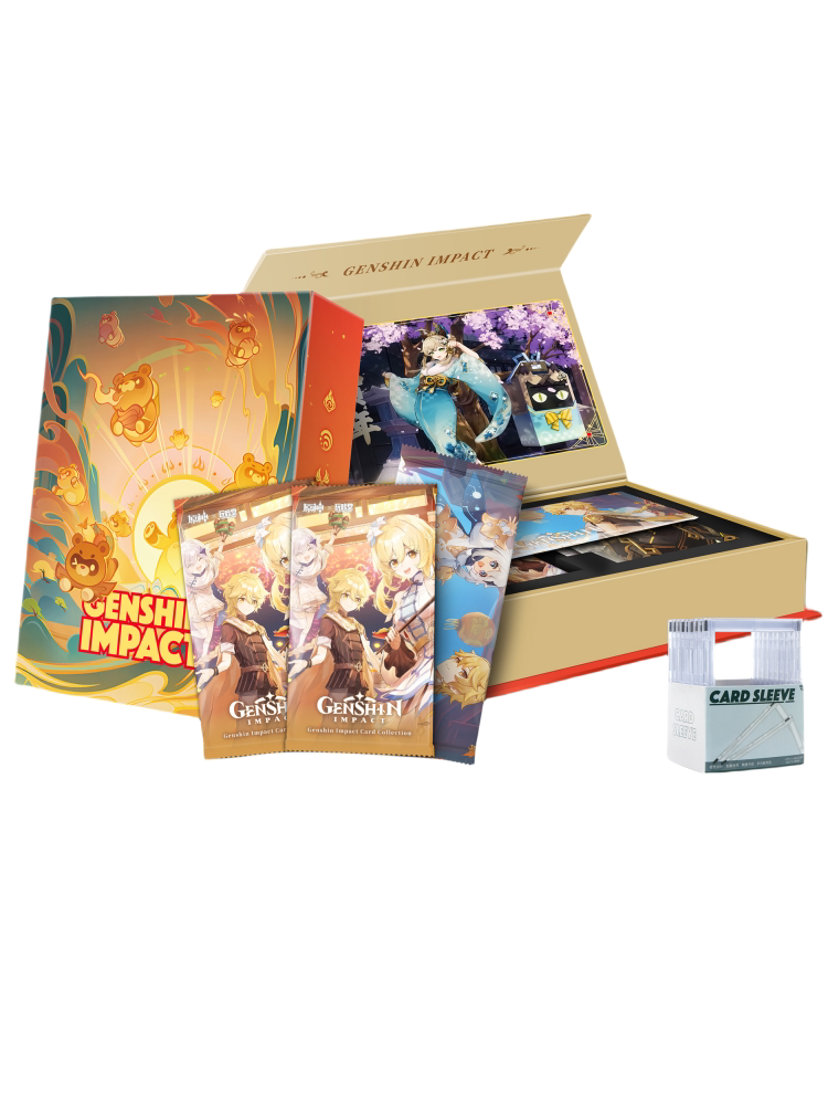 玩咔堂经典网游原神卡片第五弹珍藏版收藏卡盲盒集换式卡牌金属卡