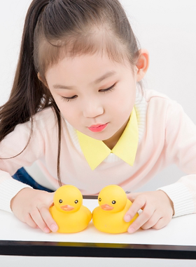 儿童黄色假领子女童男通用