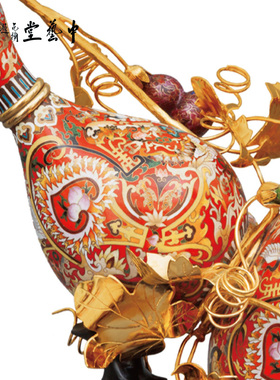 中艺堂张同禄景泰蓝十大经典万代吉祥葫芦收藏品摆件顺丰包邮