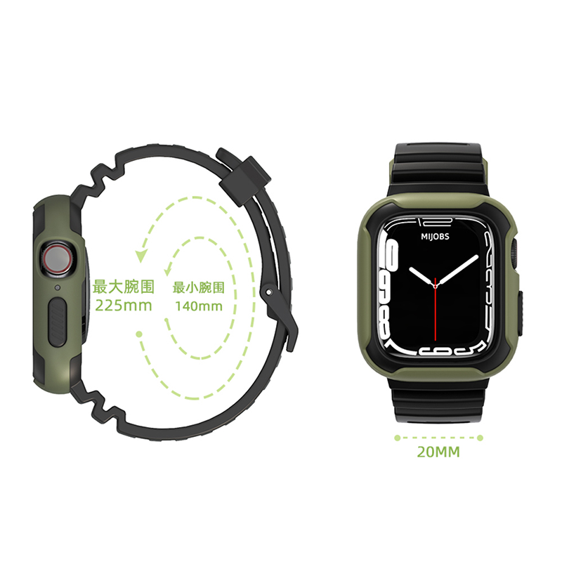 适用苹果手表表带iwatch表带iwatch手表带applewatch表带苹果手表s7表带苹果手表s6表带6/5/4/3代es保护壳-图2