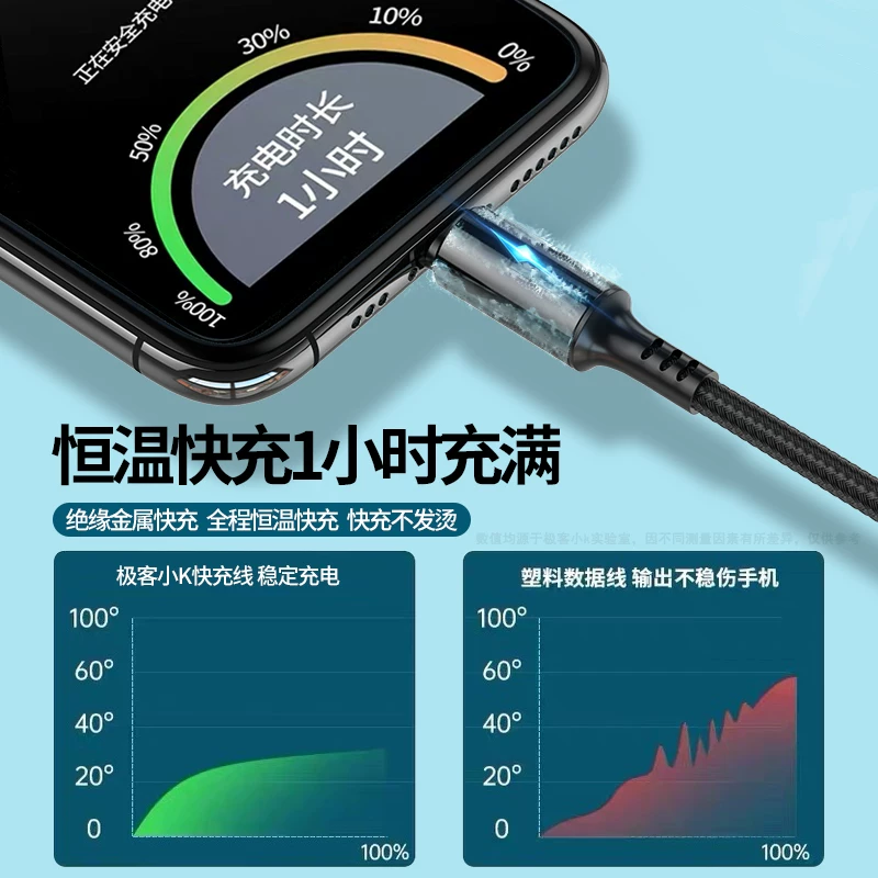 Apple, compatible charging cable *S *S, universal tablet long durable mobile phone with light, iphone, 6/7/8/, 2m