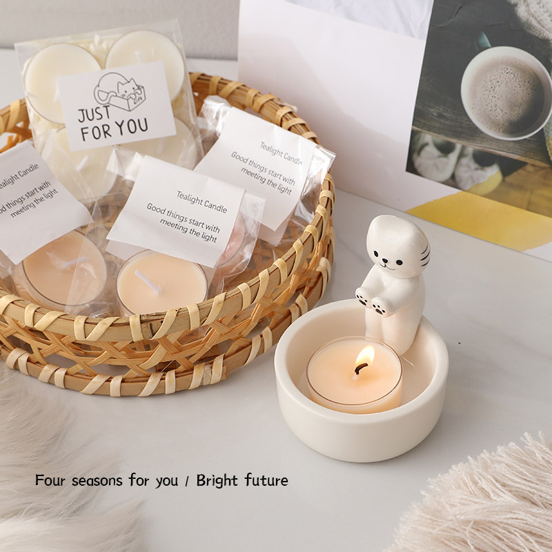 《香薰与喵！》蜡烛礼盒送同学女朋友闺蜜毕业生日礼物可爱走心的