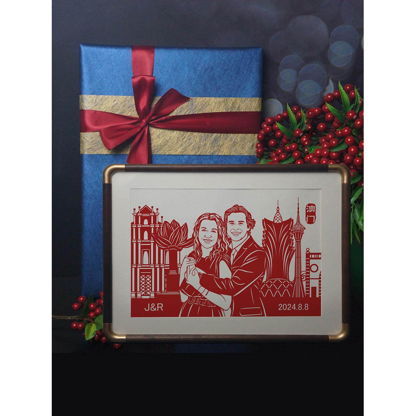 真人肖像定制做照片纯手工生日结婚送老外中国风非遗礼物明星剪纸,淘宝优惠券,粉丝福利购,淘宝优惠卷