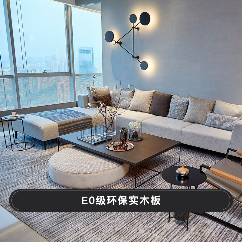 意式极简茶几简约现代设计师款侘寂风创意长方形日式实木北欧家用_虎窝淘