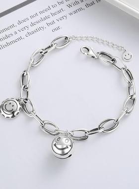 韩国东大门S925纯银手链女时尚个