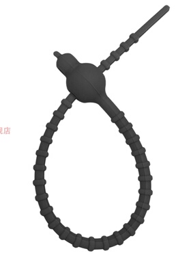 20CM双孔葫芦硅胶扎带8字形挂绳数据线电源线收纳绕线器DIY捆扎绳
