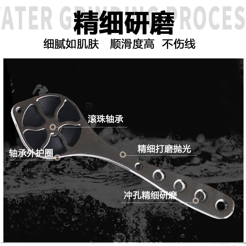 威武飞鱼甲鱼枪钛合金材质中过线航空铝滑轮打鳖竿中导线腰间配件 - 图1