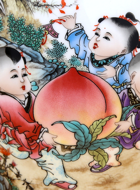 景德镇陶瓷器新中式花瓶客厅摆件家居玄关电视柜装饰品瓷瓶摆设