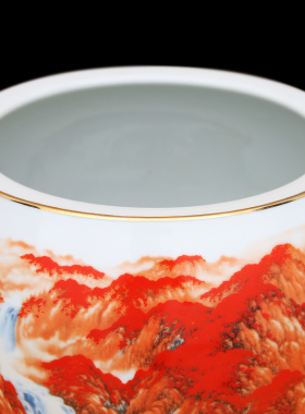 傲世瓷业陶瓷装饰新中式玄关摆件