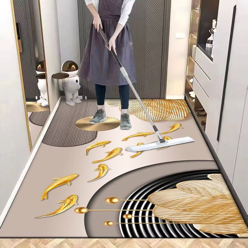 免洗PVC地垫可擦洗客厅进门口玄关入户门垫厨房脚垫子防油水地毯,淘宝优惠券,粉丝福利购,淘宝优惠卷