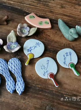 九谷烧描金手绘摆件日本进口