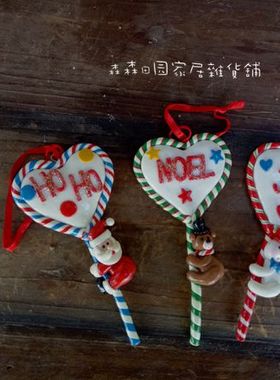 小熊卡通儿童房挂件圣诞节装饰品