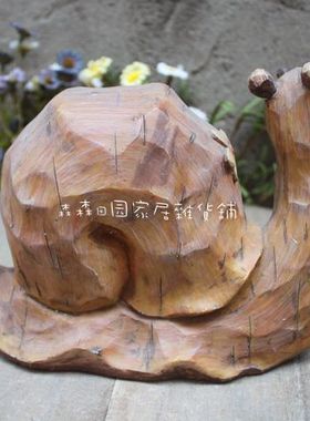 雕刻户外别墅园艺蜗牛家居装饰