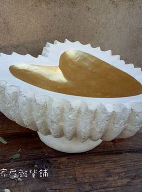 爱心托盘收纳氧化镁装饰摆件