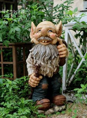 酒吧会所装饰品庭院落地摆件