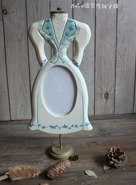 样品做旧彩绘欧式风相架家居装饰