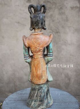 唐朝宫廷侍女包老浆收藏品摆件
