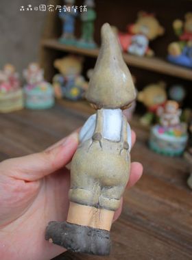 陶土小丑田园风儿童房古董娃娃