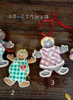 卡通复古挂件圣诞节装饰品