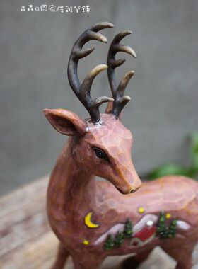 美式乡村彩绘复古怀旧风家居装饰