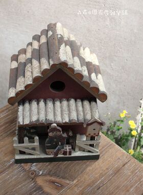 美式乡村风小木屋拍摄道具装饰品