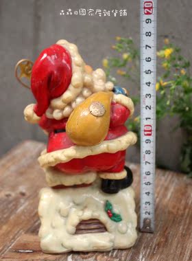 美式乡村风圣诞老人儿童节工艺品