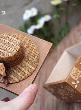 树脂创意带盖欧式风田园家居装饰