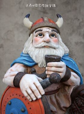 树脂霍比特人户外摆件家居装饰品