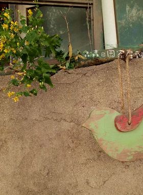 美式乡村风实木做旧挂件工艺品