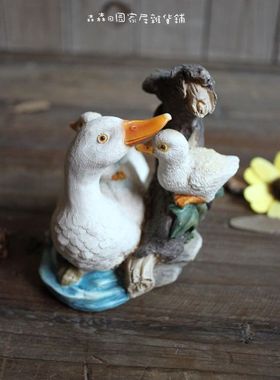 树脂美式乡村风仿真园艺装饰品