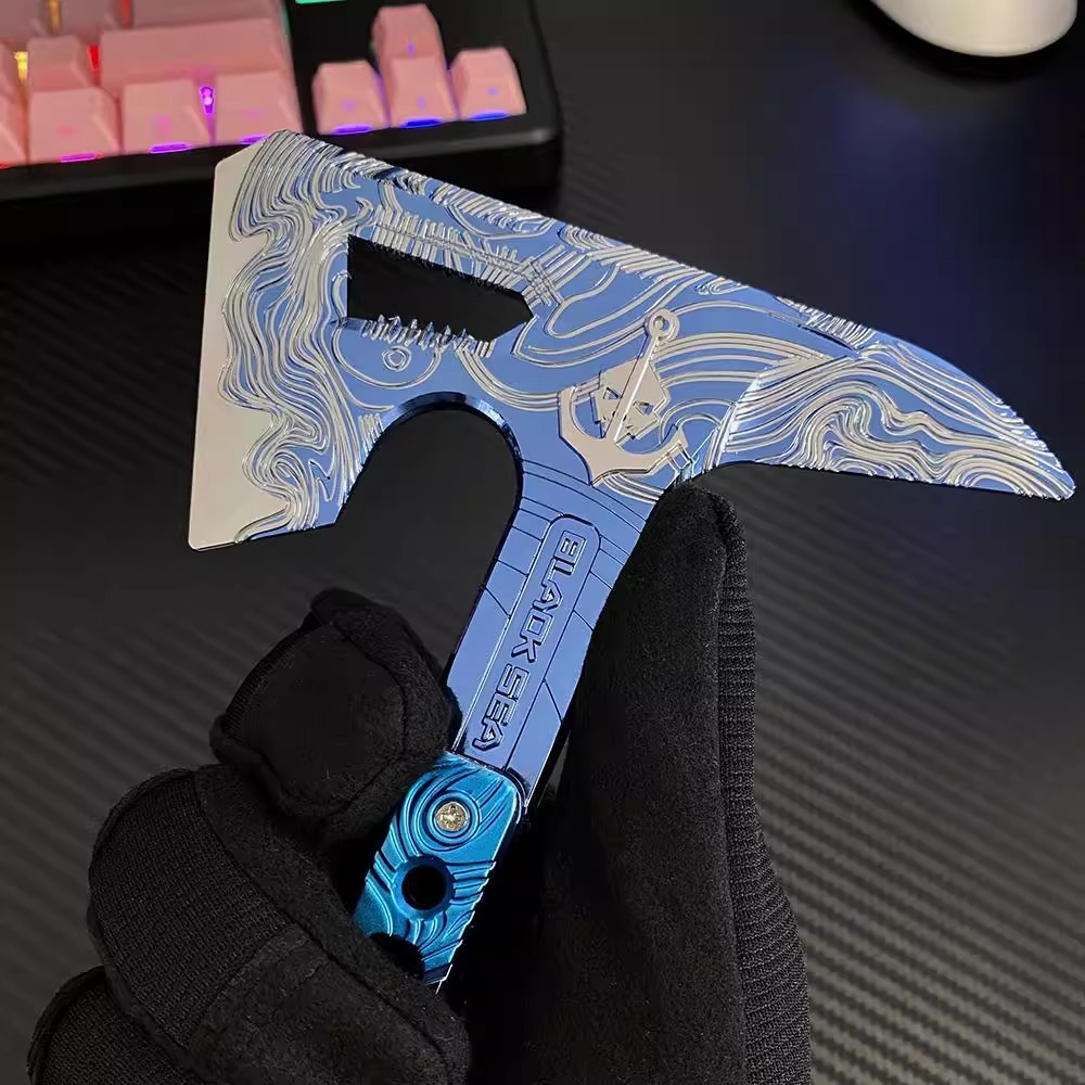 三角洲行动游戏周边黑海战斧玩具金属武器合金模型手办男生日礼物 - 图2