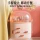 Cosmetic storage box extra large capacity transparent dust cover