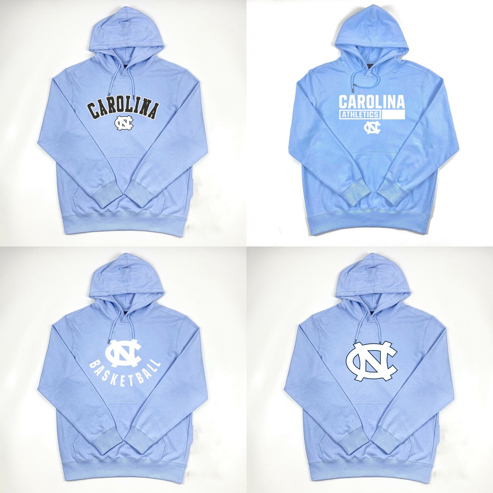 新款赞助版北卡大学男子篮球运动卫衣热身保暖训练连帽套头衫包邮