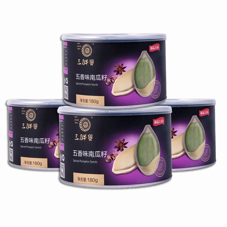 三胖蛋食品旗舰店瓜子纸皮罐装 三胖蛋东翼和际瓜子