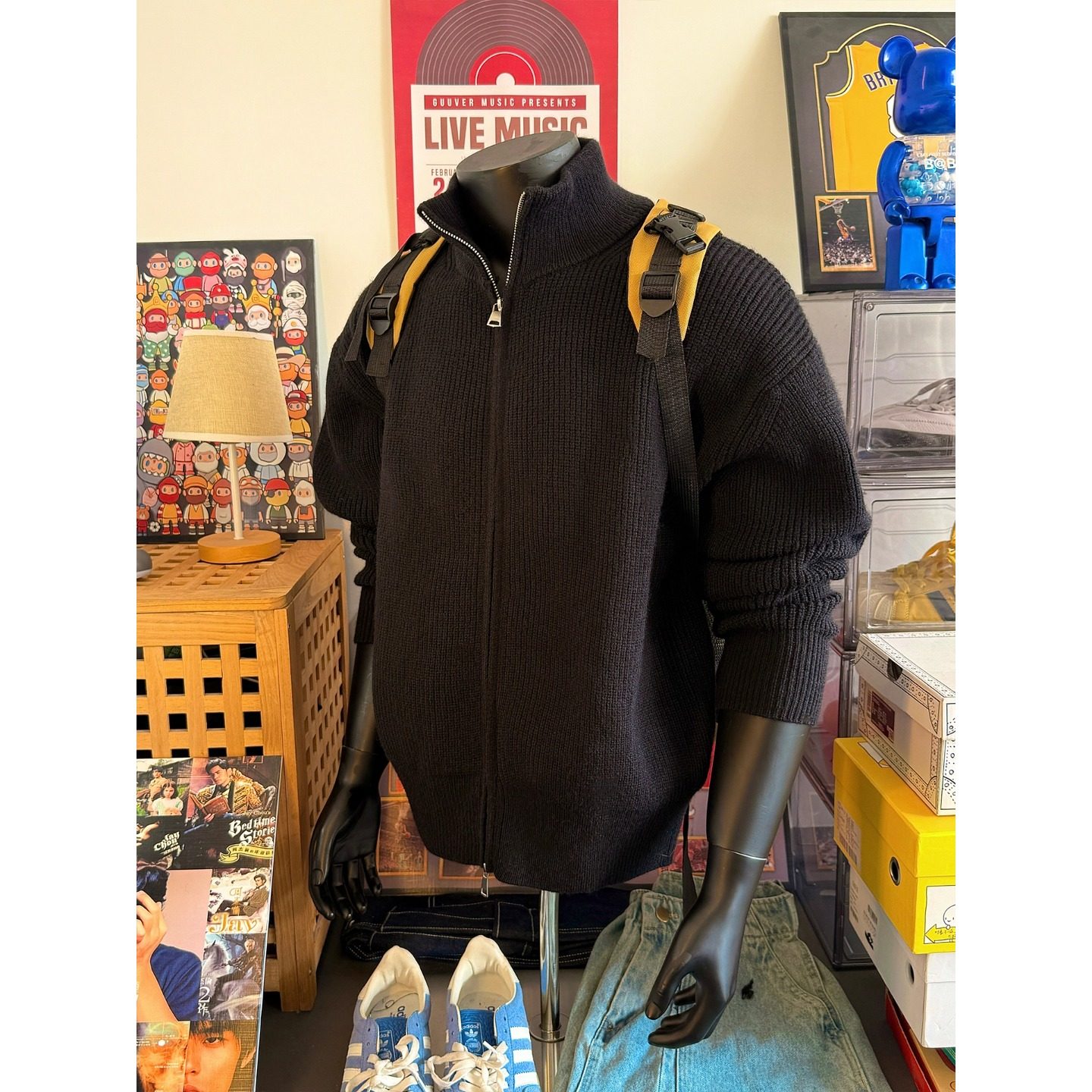 双拉链纯色开衫男针织衫春秋季经典半高领毛衣外套男修身外搭爆款,淘宝优惠券,粉丝福利购,淘宝优惠卷