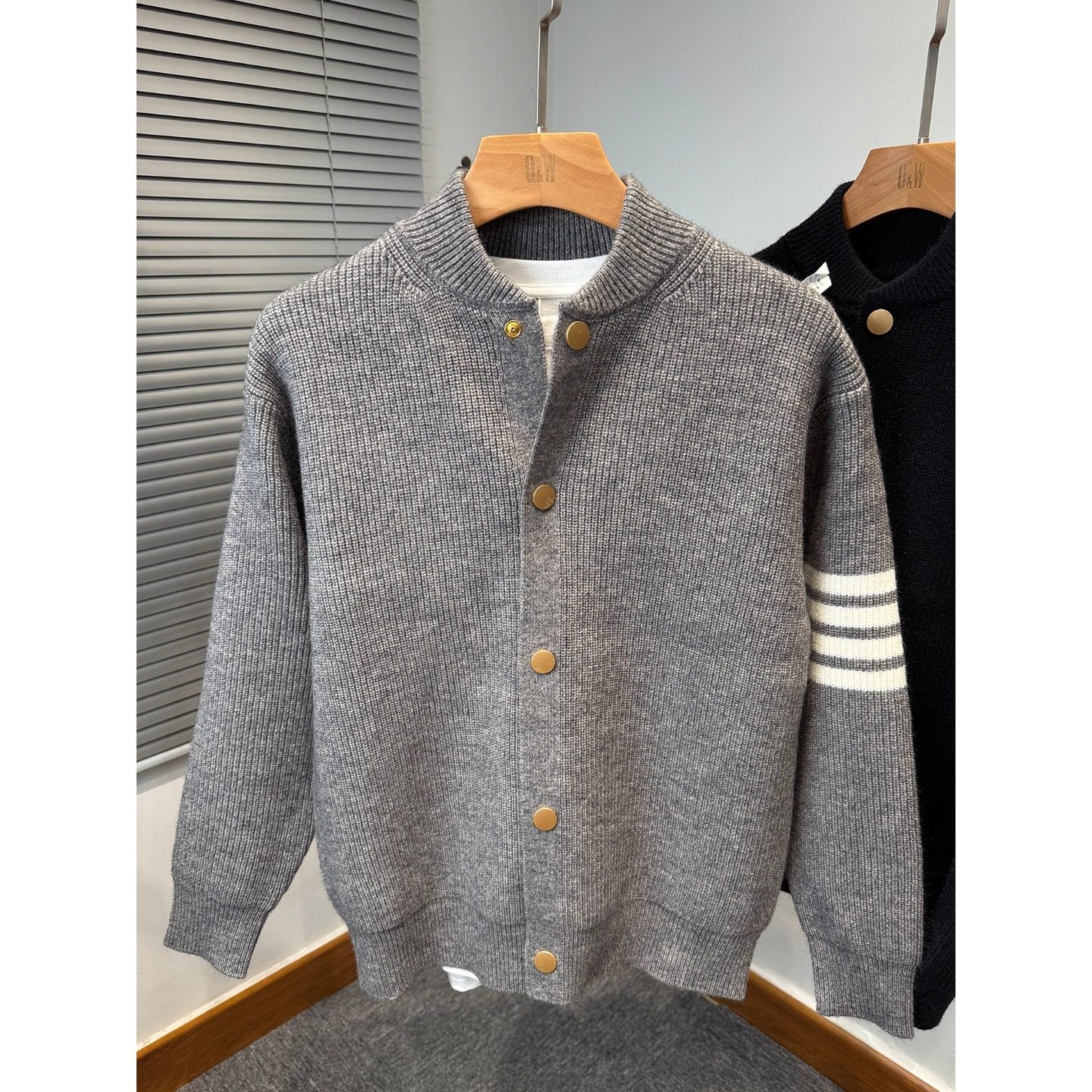 品牌棒球领毛衣外套男装秋冬季加厚韩版休闲tb开衫男针织衫外搭潮,淘宝优惠券,粉丝福利购,淘宝优惠卷